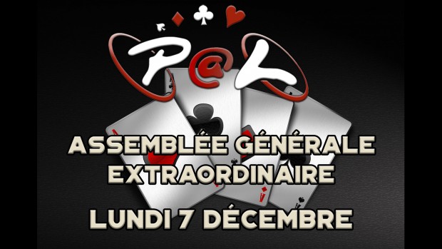 Assemblée Générale Extraordinaire le 7/12